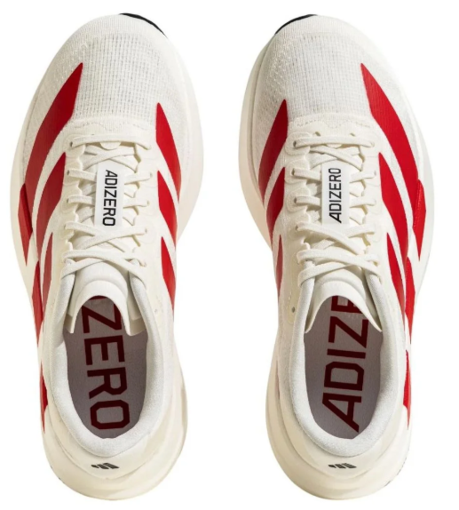 adidas Adizero EVO SL 'White Red' JS1182 | Scarlet Circuit