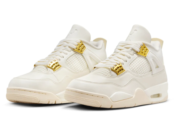 Air Jordan 4 Retro Women's 'Metallic Gold' | Gilded Chapter AQ9129-170