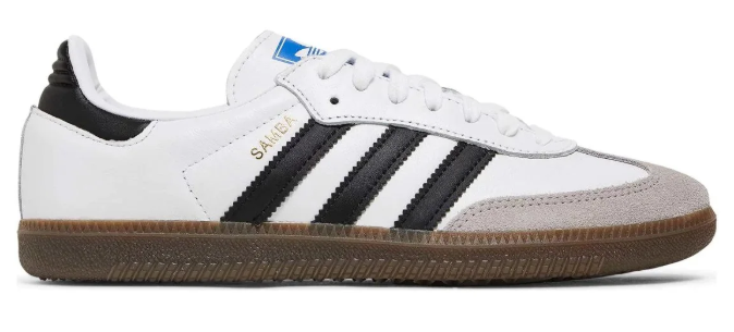 adidas Women's Samba White/Black | Daylight Contrast