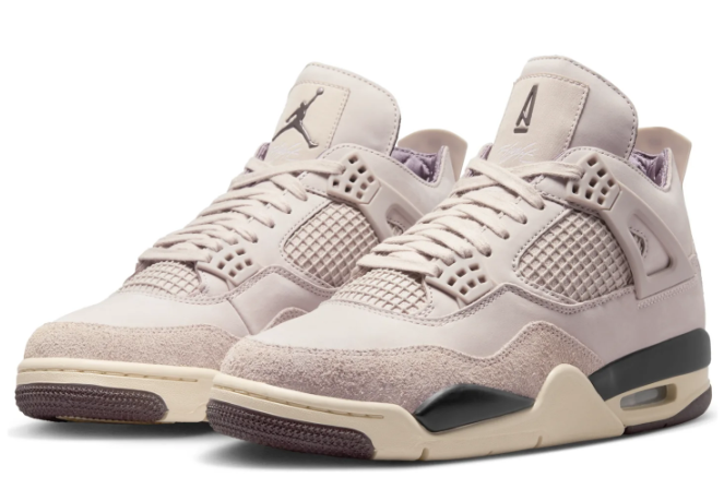 Air Jordan 4 x A Ma Maniere Women's 'Fossil Stone' | Stonebound Atelier FZ4810-200