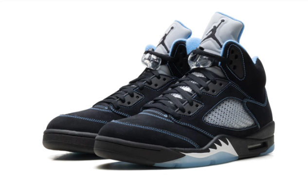 Air Jordan 5 Black University Blue (2026) | Midnight Contrast