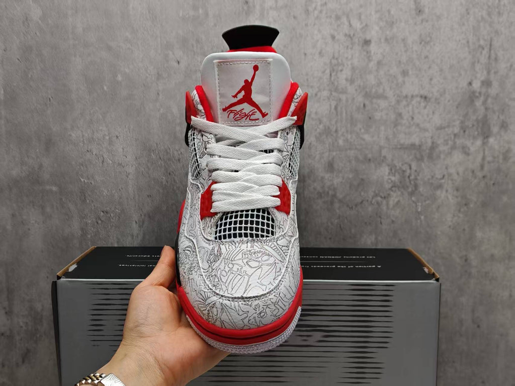 Air Jordan 4 White Laser | Prism Atelier