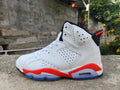 Air Jordan 6 Retro Men's White / Infrared / Black CT8529-105 | Pulse Outline