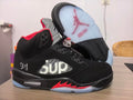 Air Jordan 5 Black/Red | Crimson Crossfade