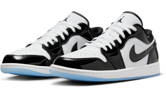 Air Jordan 1 Low SE 'Black White Concord' (F1C329) | Contrast Almanac