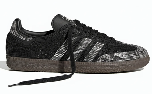 adidas Samba OG Women's 'Black Silver' Rhinestone | Nocturne Spark