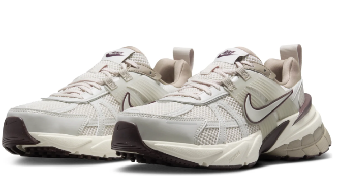 Women's Nike V2K Run 'Khaki Earth / Light Bone' | Grounded Layers