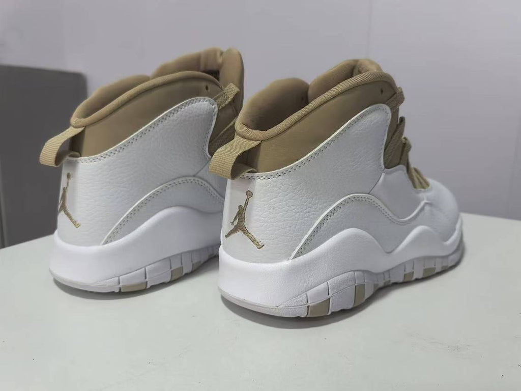 Air Jordan 10 White/Brown | Chestnut Rendezvous