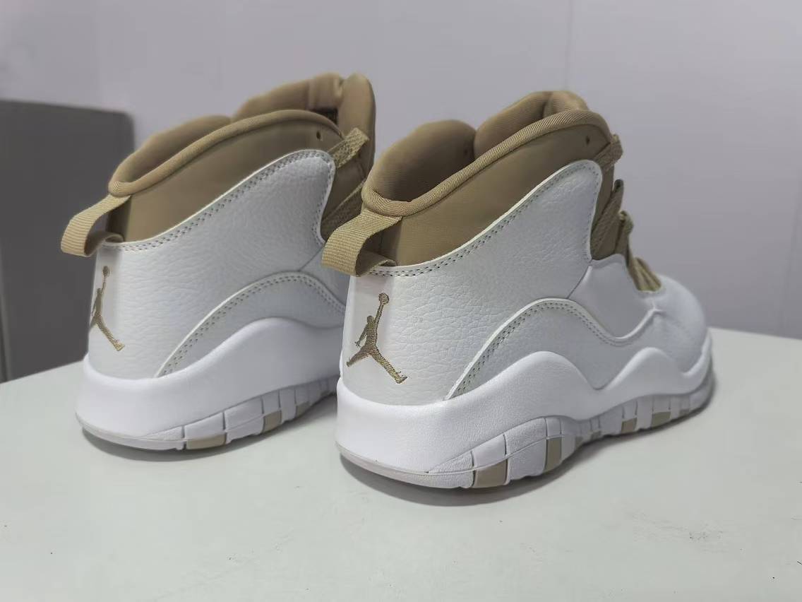 Air Jordan 10 White/Brown | Chestnut Rendezvous