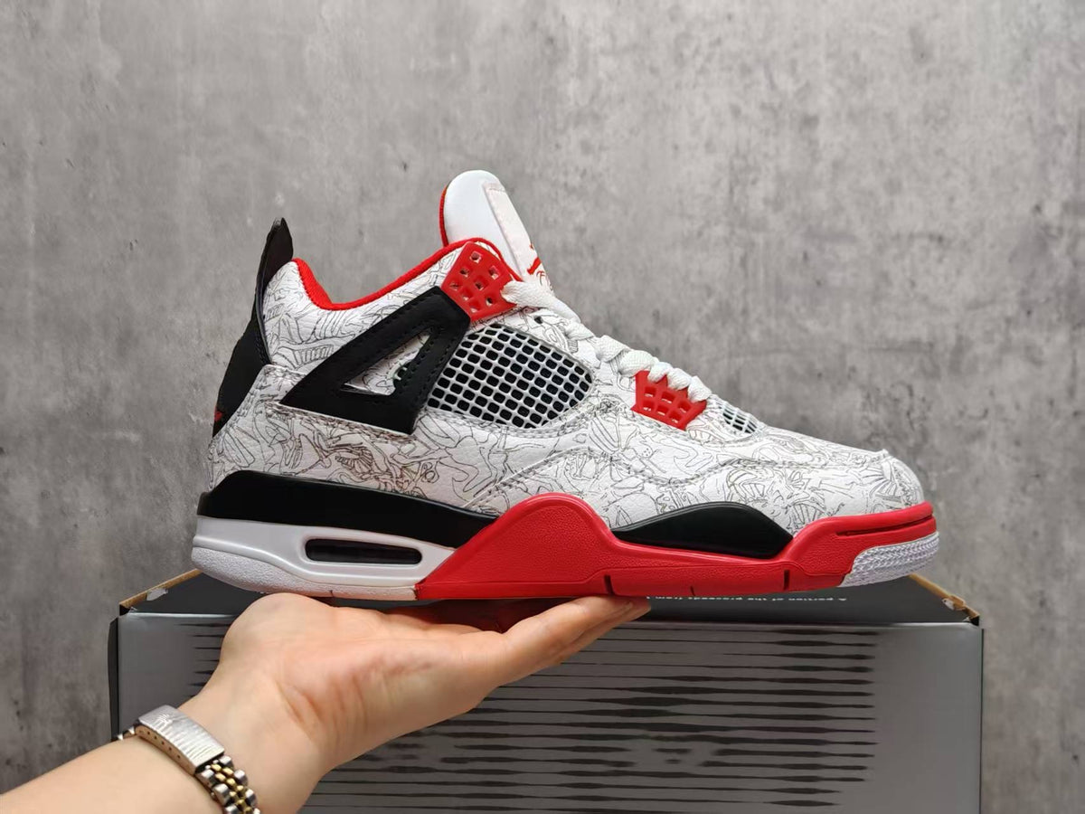Air Jordan 4 White Laser | Prism Atelier