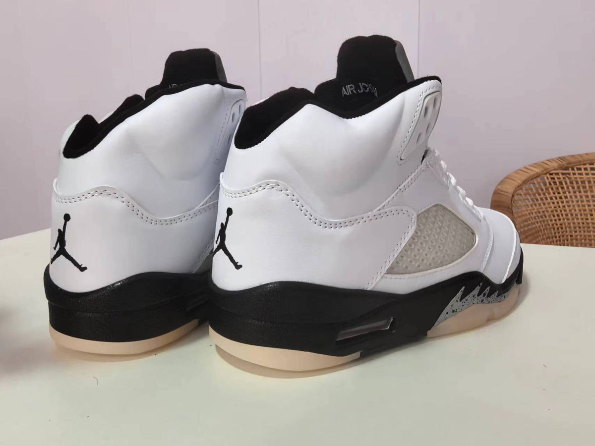Air Jordan 5 White/Black | Chalkline Rhythm