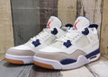 Air Jordan 4 Retro Off-white / Blue | Cloudline Accent