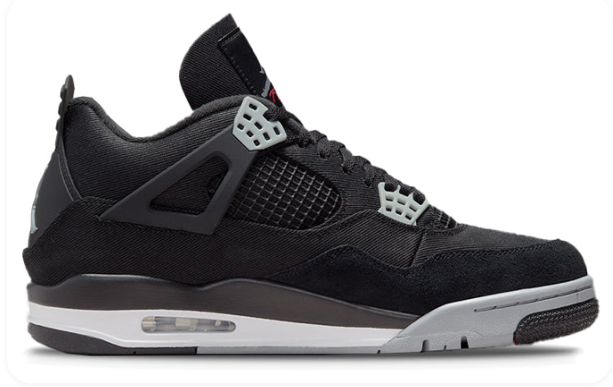 Air Jordan 4 Retro SE 'Black Canvas' | Monochrome Manuscript