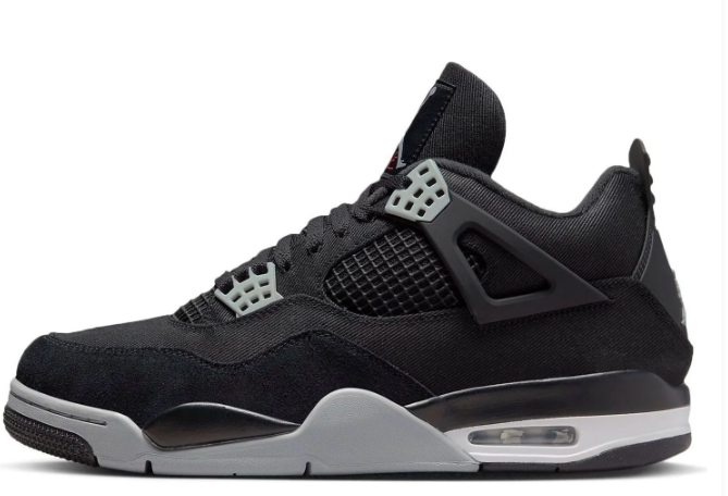 Air Jordan 4 Retro SE 'Black Canvas' | Monochrome Manuscript