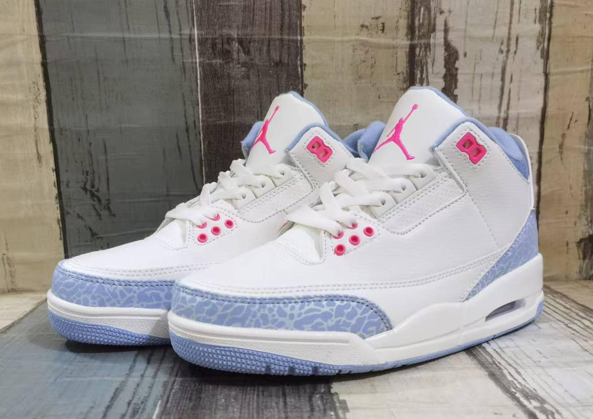 Air Jordan 3 Retro Men's Off-White/Pink/Red | Rose Signal