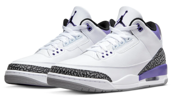 Air Jordan 3 Retro 'Dark Iris' CT8532-105 | Iris Interlude