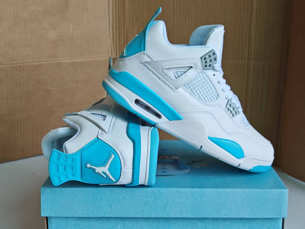 Air Jordan 4 Retro Aluminum Men's & Women's | Glacial Postcard