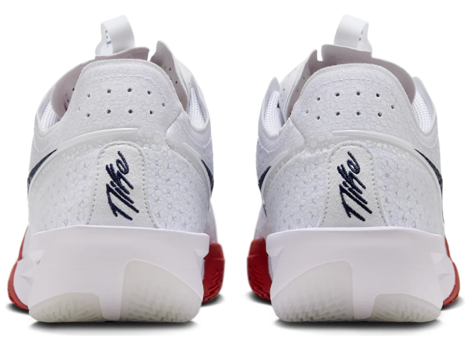 Nike Air Zoom GT Cut 3 EP White Black Red | Accent Playbook