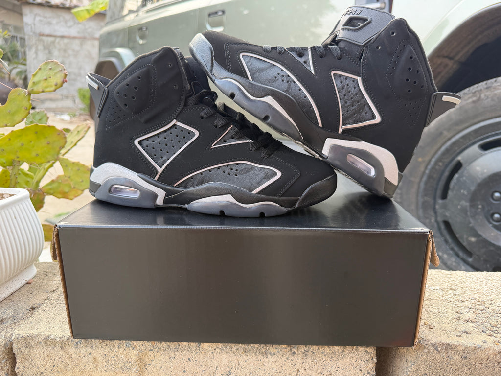 Air Jordan 6 Black/Silver | Silverline Nocturne