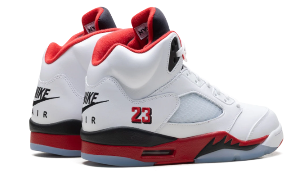 Air Jordan 5 Fire Red Black Tongue (2025) | Crimson Signal