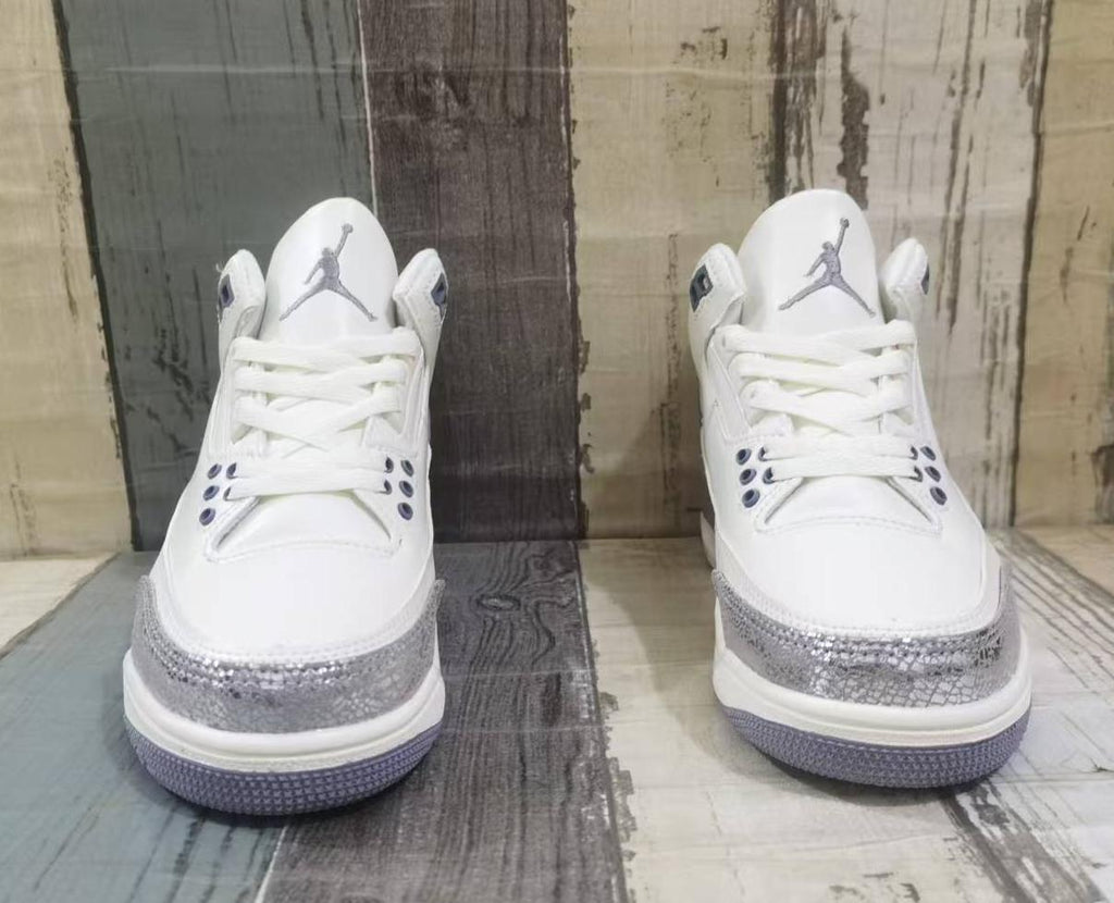 Air Jordan 3 Retro Men's Beige & Silver | Dune Circuit