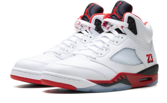 Air Jordan 5 Fire Red Black Tongue (2025) | Crimson Signal