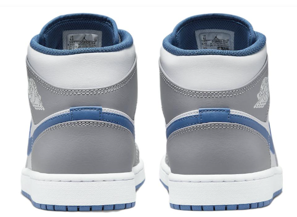 Air Jordan 1 Mid 'Cement Grey True Blue' DQ8426-014 | Cobalt Geometry