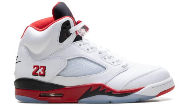 Air Jordan 5 Fire Red Black Tongue (2025) | Crimson Signal