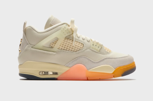 Air Jordan 4 Retro WMNS Coconut Milk / Metallic Gold | Sunlit Mosaic
