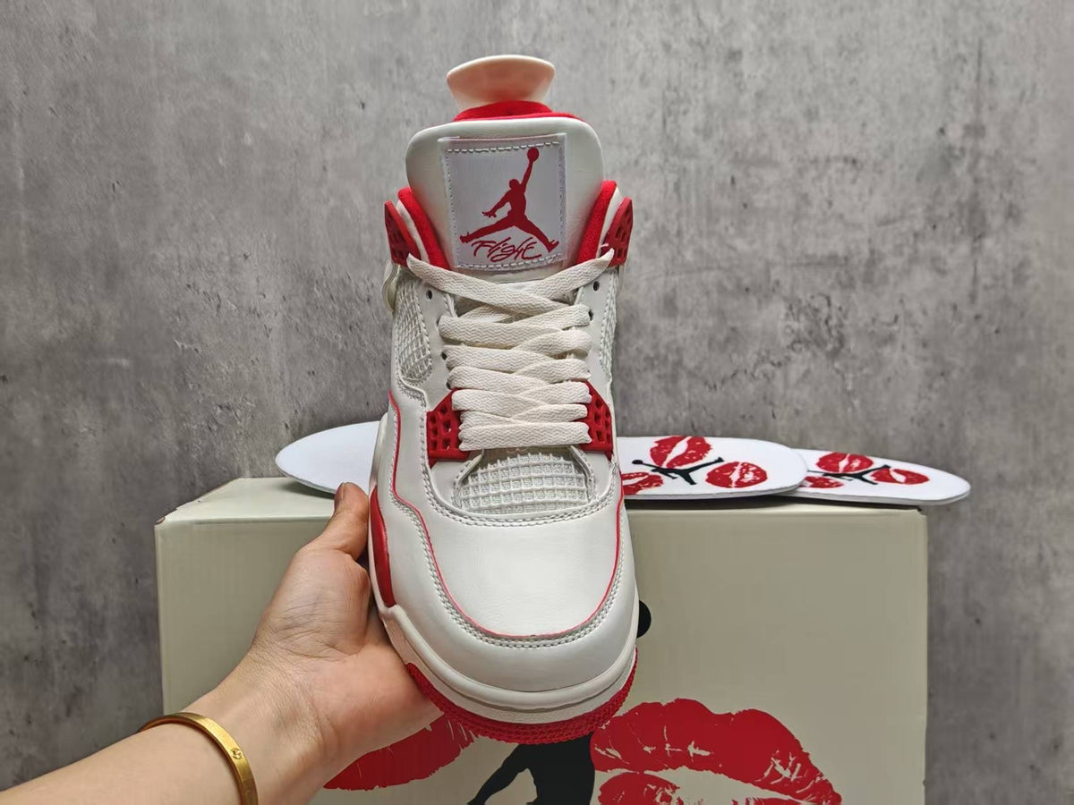 Air Jordan 4 Retro Valentine's Day Sierra Red | Love Letter Edit