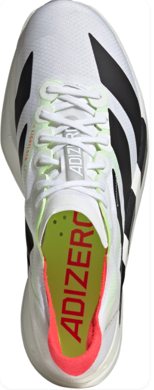 adidas Adizero Adios Pro 4 Men's White Running Shoes | Horizon Pursuit