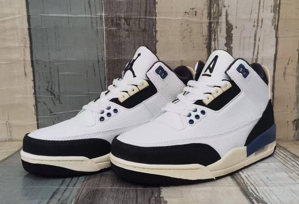 Air Jordan 3 Retro Men's White/Grey/Blue | Glacier Cadence