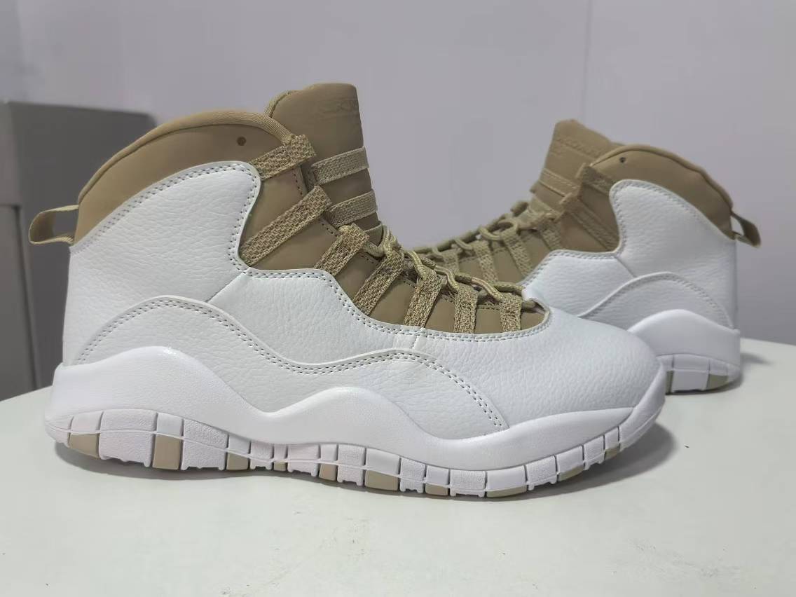 Air Jordan 10 White/Brown | Chestnut Rendezvous