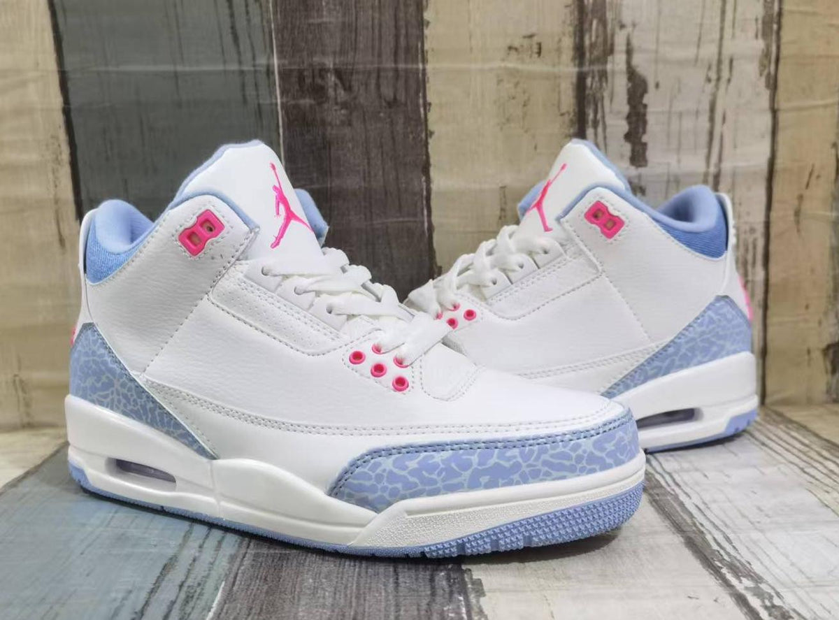 Air Jordan 3 Retro Men's Off-White/Pink/Red | Rose Signal