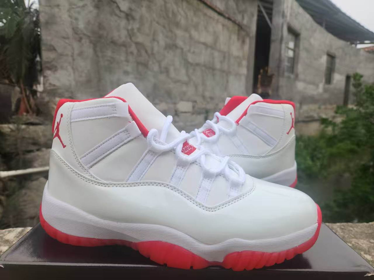Air Jordan 11 White/Red | Crimson Interlude