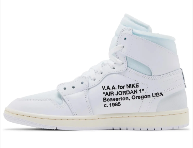 Air Jordan 1 Retro High Virgil Abloh 'Archive Alaska' | Northern Blueprint AA3834-100