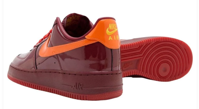 Nike Air Force 1 Low Red Patent | Ruby Spotlight