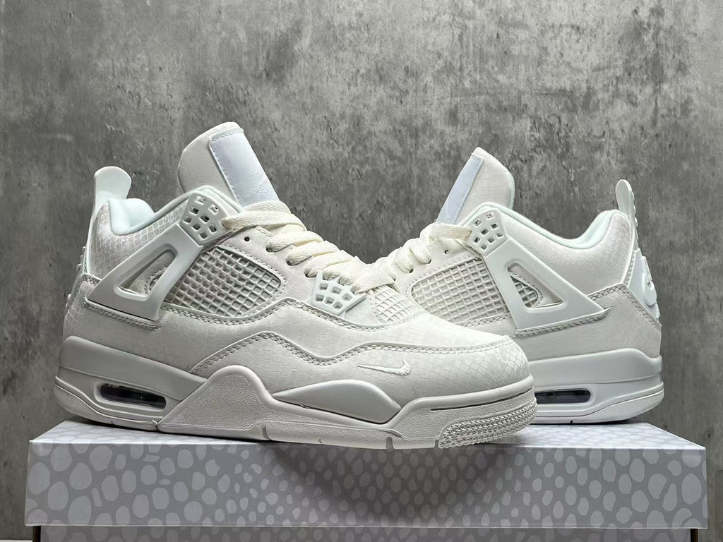 Air Jordan 4 Retro White Mamba | Monochrome Measure