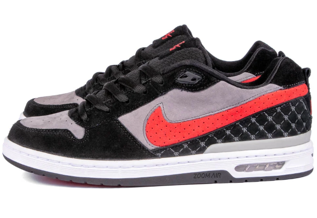 Nike SB Paul Rodriguez Zoom Air Low 'Black / Varsity Red / Flint Grey' | Redline Recess · SALE