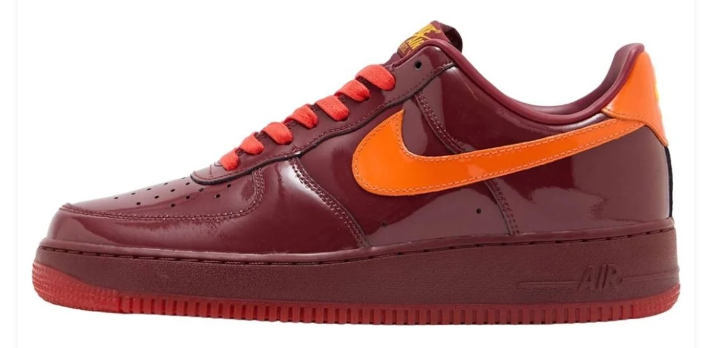 Nike Air Force 1 Low Red Patent | Ruby Spotlight
