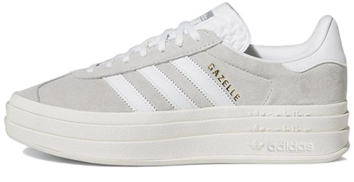 adidas Gazelle Bold Women's 'Grey White' | Concrete Poise HQ6893