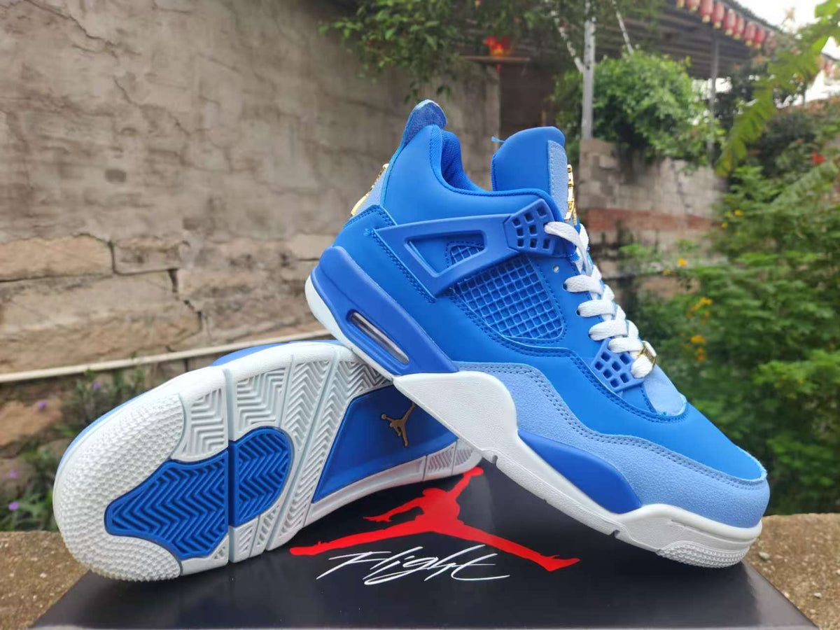 Air Jordan 4 Retro Royal Blue / Gold | Gilded Current