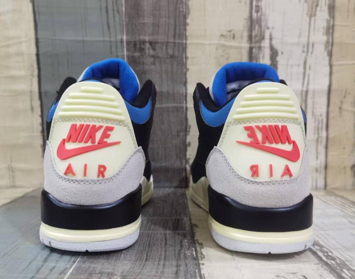 Air Jordan 3 Retro Men's Black/Blue/Red | Nightshift Spectrum