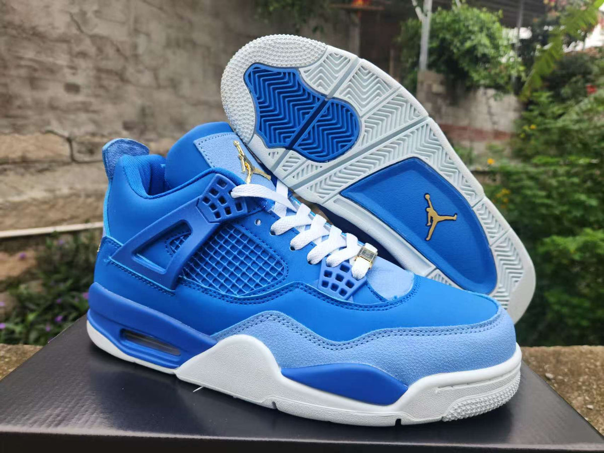Air Jordan 4 Retro Royal Blue / Gold | Gilded Current