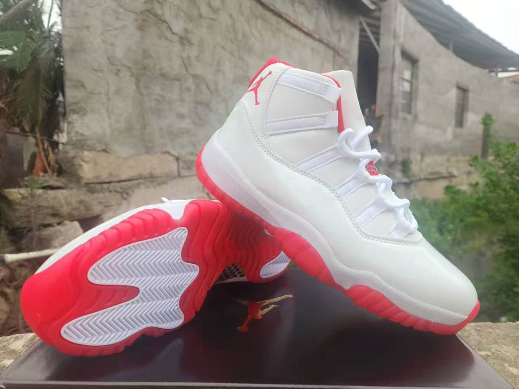 Air Jordan 11 White/Red | Crimson Interlude