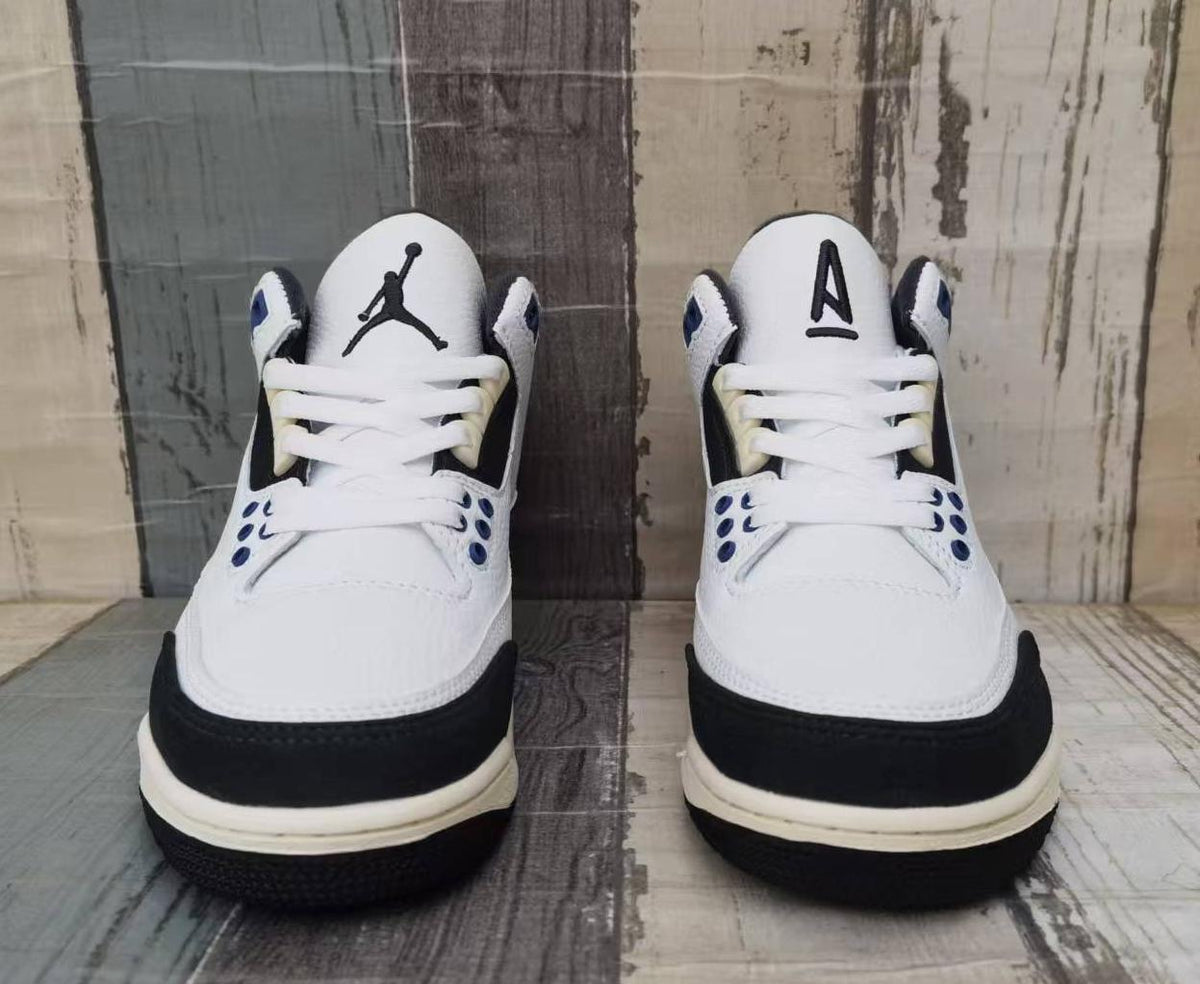 Air Jordan 3 Retro Men's White/Grey/Blue | Glacier Cadence