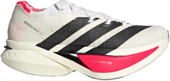 adidas Adizero Prime X3 Strung White Running Shoes | Vector Horizon