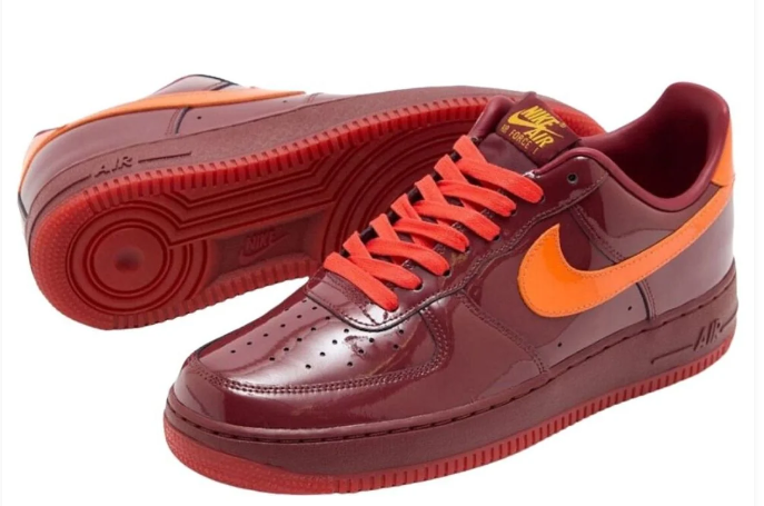 Nike Air Force 1 Low Red Patent | Ruby Spotlight