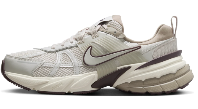 Women's Nike V2K Run 'Khaki Earth / Light Bone' | Grounded Layers