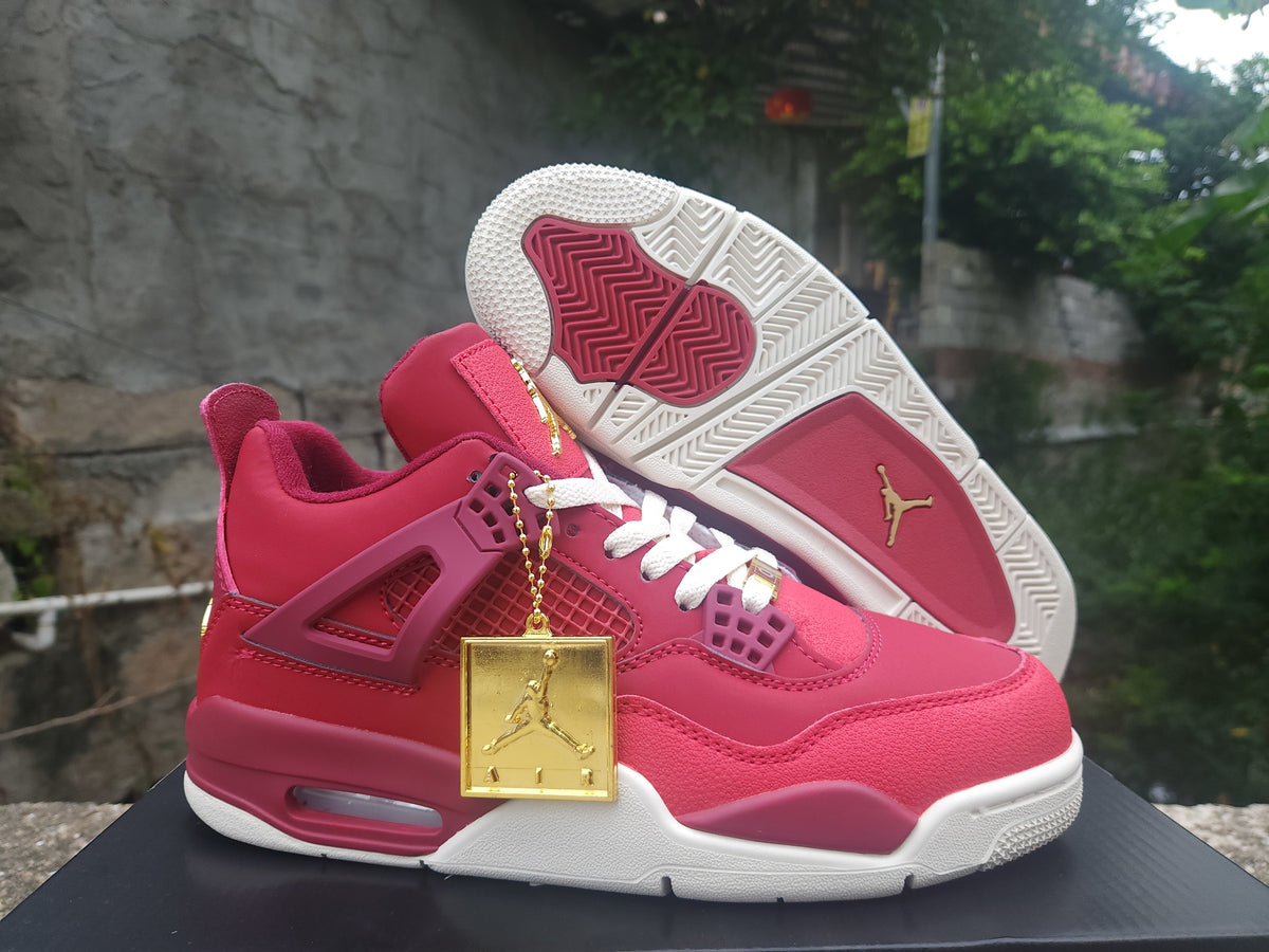 Air Jordan 4 Retro Red / Purple / Gold | Prism Cadence